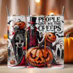 Eerie Skeleton Masquerade Tumbler