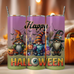 Happy Halloween Gnomes – Festive Tumbler