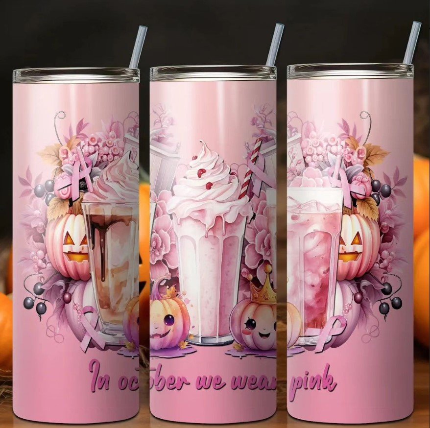 H33 - Haloween In October we wear Pink