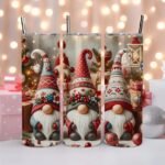 Cozy Christmas Gnomes - Holiday Tumbler