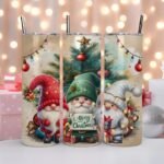 Festive Gnome Cheer - Holiday Tumbler