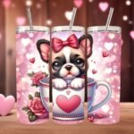 Sweetheart Bulldog Bliss - Valentine Tumbler